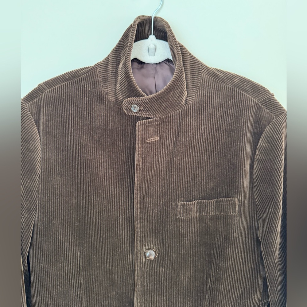 Vtg Polo Ralph Lauren Corduroy Hunting Shooting Sport Coat Blazer Brown Size M - Picture 3 of 16